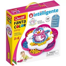 Quercetti 2102 Fantacolor Pixel Daisy Set Chiodini Creativo Bambina 3-6 Anni