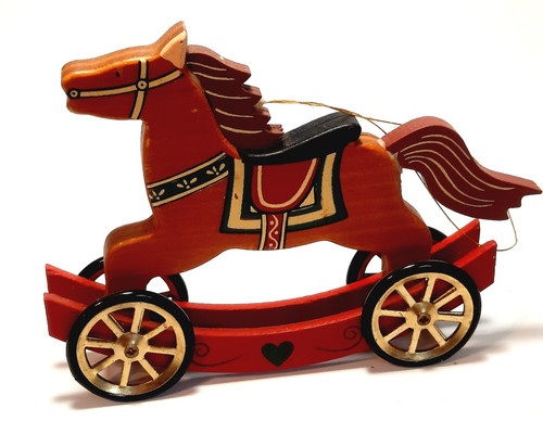 Cavallo dondolo vintage - cavallo, a