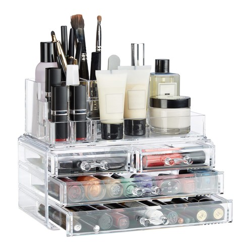 Relaxdays organizer trucchi - relaxdays,