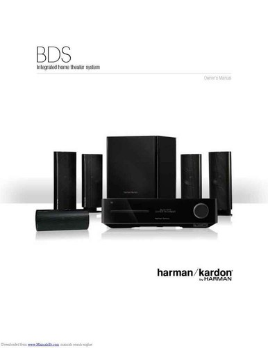 Harman kardon bds400 manuale - bds400,