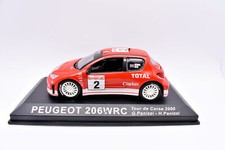 Modellino auto rally scala 1:43 Peugeot 206 WRC diecast modellismo statico asta