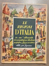ALBUM DI FIGURINE - EDIZIONI BEA - LE REGIONI D'ITALIA - CON 186/335 FIG.