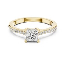Anello con diamanti veri