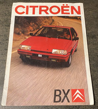 Brochure Publicitaire CITROEN BX - Juillet 1987 .