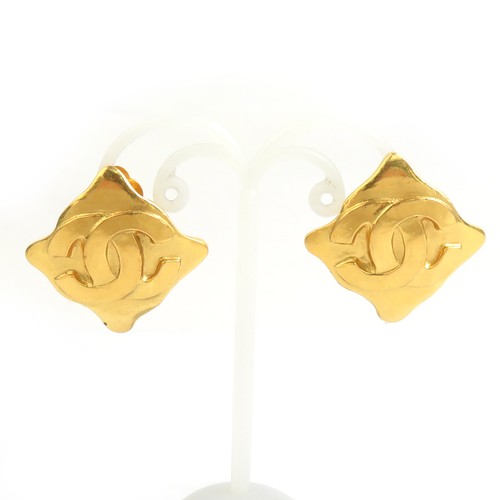 Orecchini clip con logo cc - a,