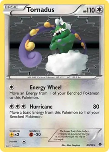 Tornadus pokemon - 89/98,