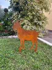 Capretta corten da giardino h