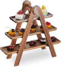 Alzata Legno Di Acacia, 3