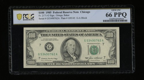 Dbr 1985 100 frn - 1985, $100