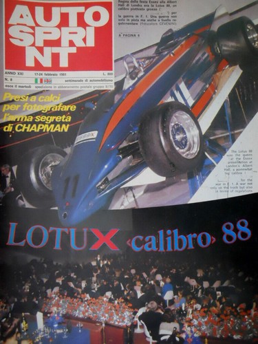 Autosprint 1981 foto poster - autosprint,