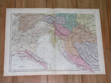 1891 ANTICA MAPPA DELLA