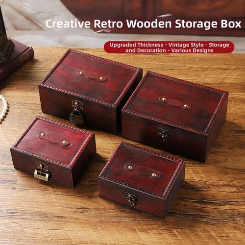 Scatola legno vintage - in,