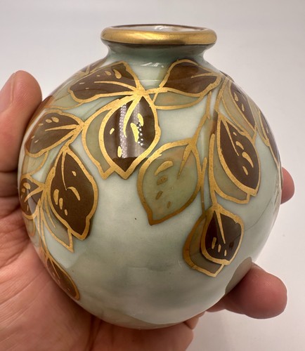 Vase boule signé camille - vase,