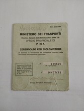 Piaggio Ciao "Variatore "Libretto 