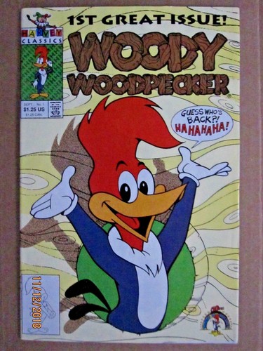 1991 harvey comics woody - harvey,