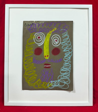 PABLO PICASSO PASTEL ON PAPER