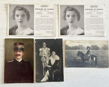 5 CARTOLINE REALI D'ITALIA