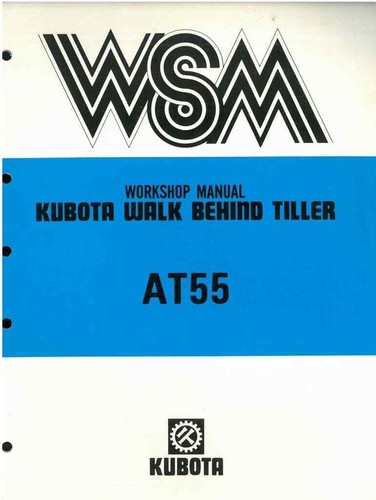Kubota walk behind tiller - walk, at55