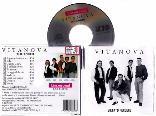Vitanova vietato perdere cd - -,