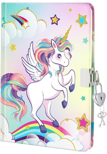 Unicorno glitter diario - glitter,