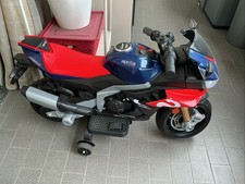 Moto Aprilia Giocattolo A Batteria Per Bambini Piccoli 3/4 Anni
