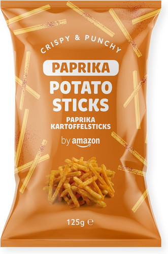 Potato sticks paprika 125g - potato,