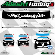 Fascia Parasole Most Wanted -