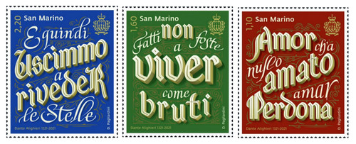 San marino 2021 francobolli - san,