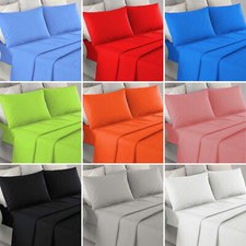 Set completo lenzuola matrimoniali in cotone 100 con angoli letto matrimoniale G