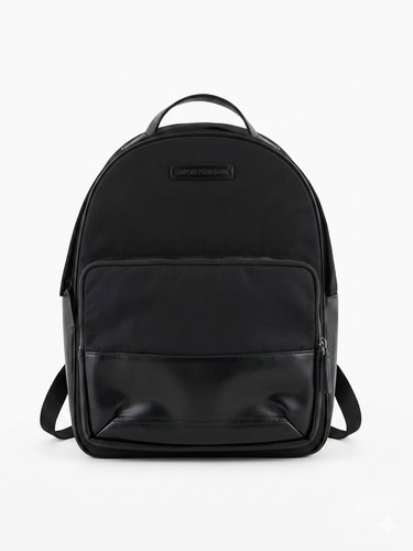Zaino nero emporio - nero, armani