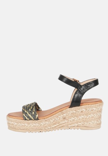 Scarpe donna con - zeppa, aperte