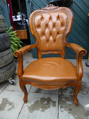 Poltrona chesterfield pelle - chesterfield, in