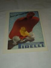 PIRELLI"BORSE PER ACQUA CALDA"  VECCHIA PUBBLICITA' CARTACEA DEGLI ANNI '50