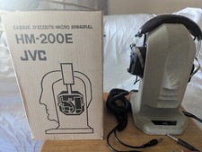 Cuffie JVC HM-200E con testa e scatola modello originale, ottime condizioni