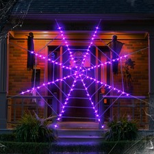 12Ft Light Up Spider Web