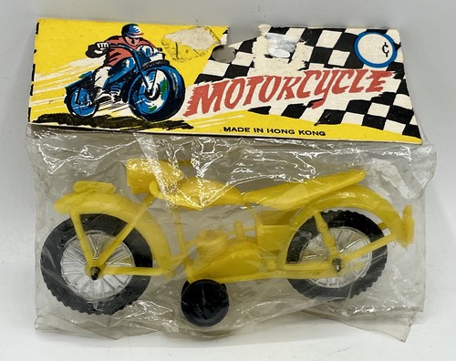 Moto jaune type années - 1930,