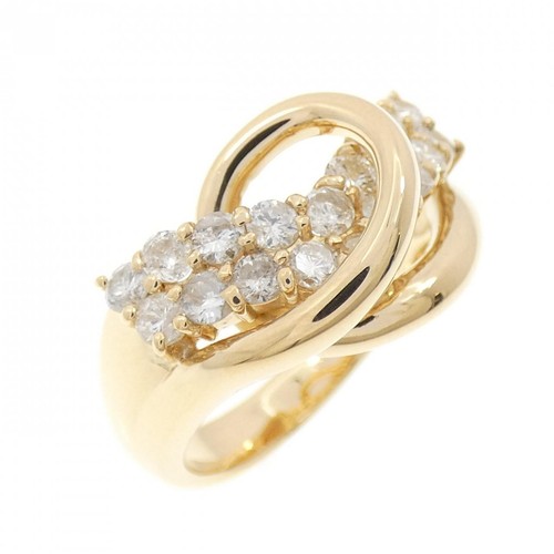 Autentico anello con diamanti