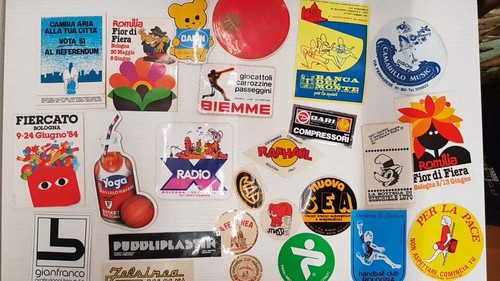 Lotto adesivi anni 80 - 25,
