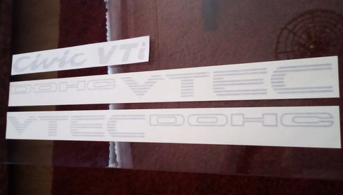Civic vti decals stickers set - decals,
