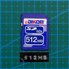 Scheda SD 512MB - Scheda di memoria testata - Ideale per vecchie fotocamere
