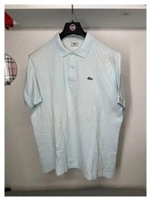 Polo Lacoste azzurra maniche