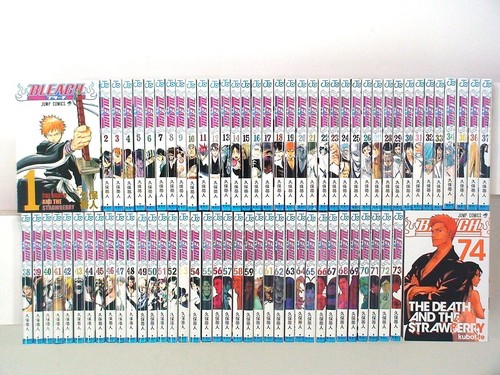 Bleach manga vol set - bleach, vol.1-74