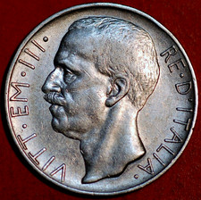 1928 Italia 10 Lire Vittorio