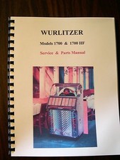 Manuale Jukebox Wurlitzer modello 1700