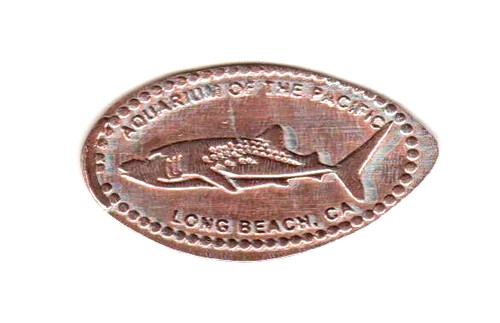 Elongated penny aquarium of - penny, "aquarium