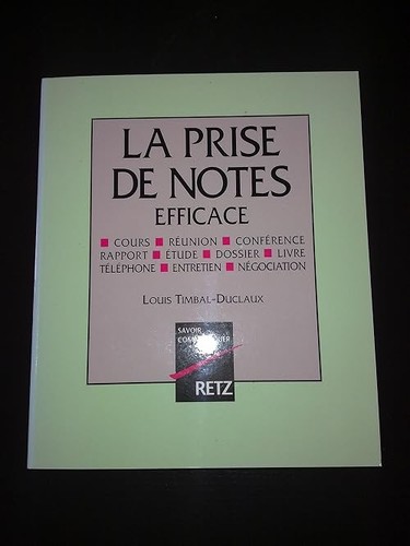 Prise notes efficace - efficace,