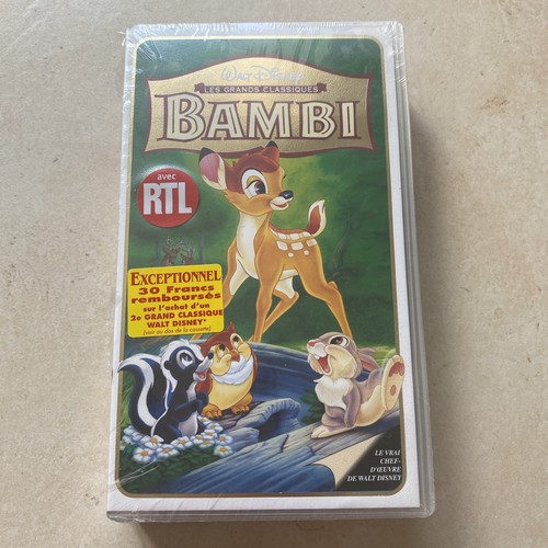 Film vhs walt - film, bambi