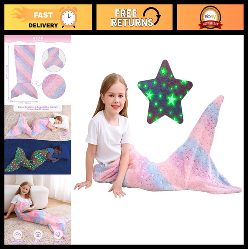 Coperta coda sirena - di, per