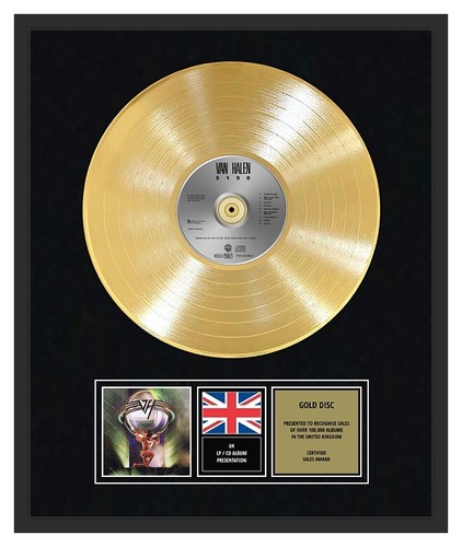 Van halen gold disc lp - van,