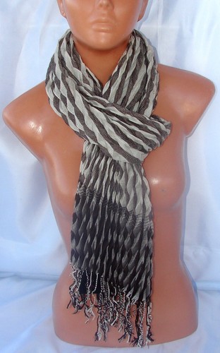 Marrone pashmina sciarpa - marrone,